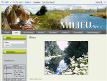 Tablet Screenshot of milieu.bree.be